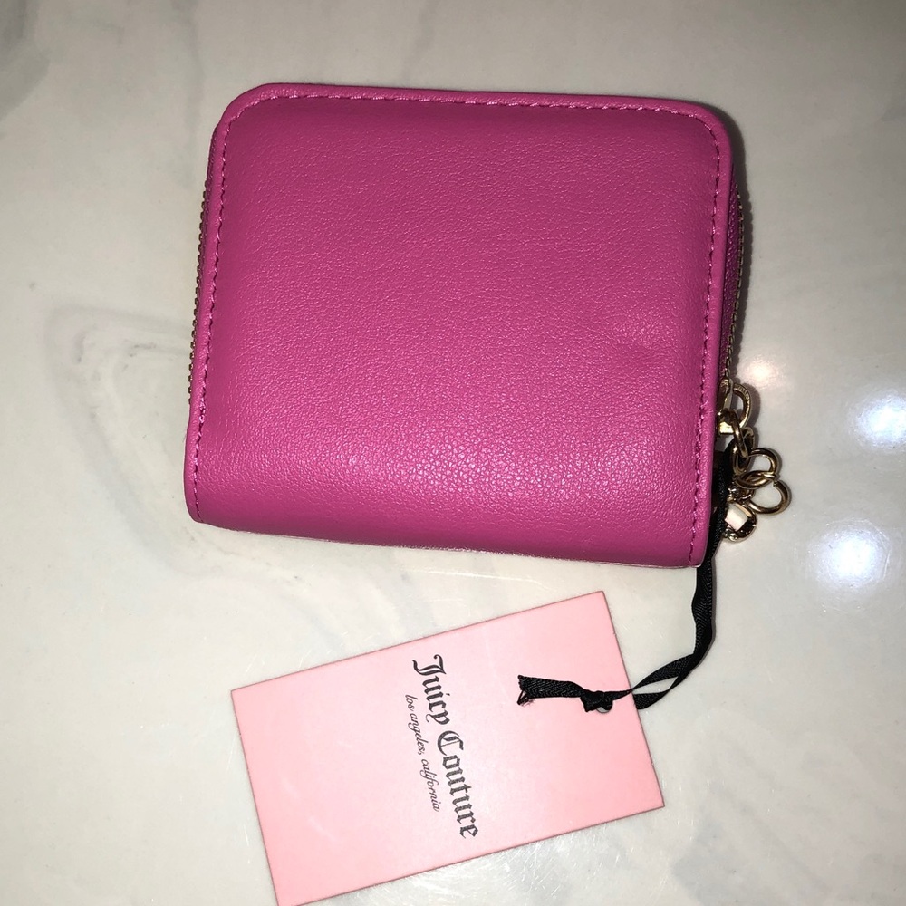 Juicy Couture Light Pink Love Potion Simply Sweet Small ZA Bifold Wallet NWT - Picture 10 of 16